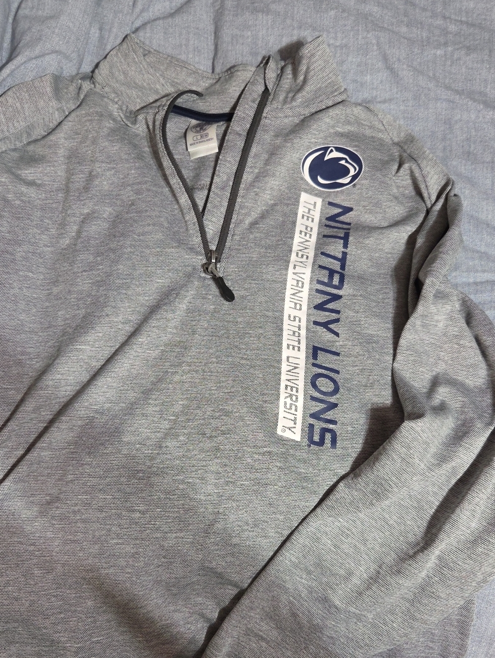 Penn State Nittany Lions Grey Quarter-Zip Pullover